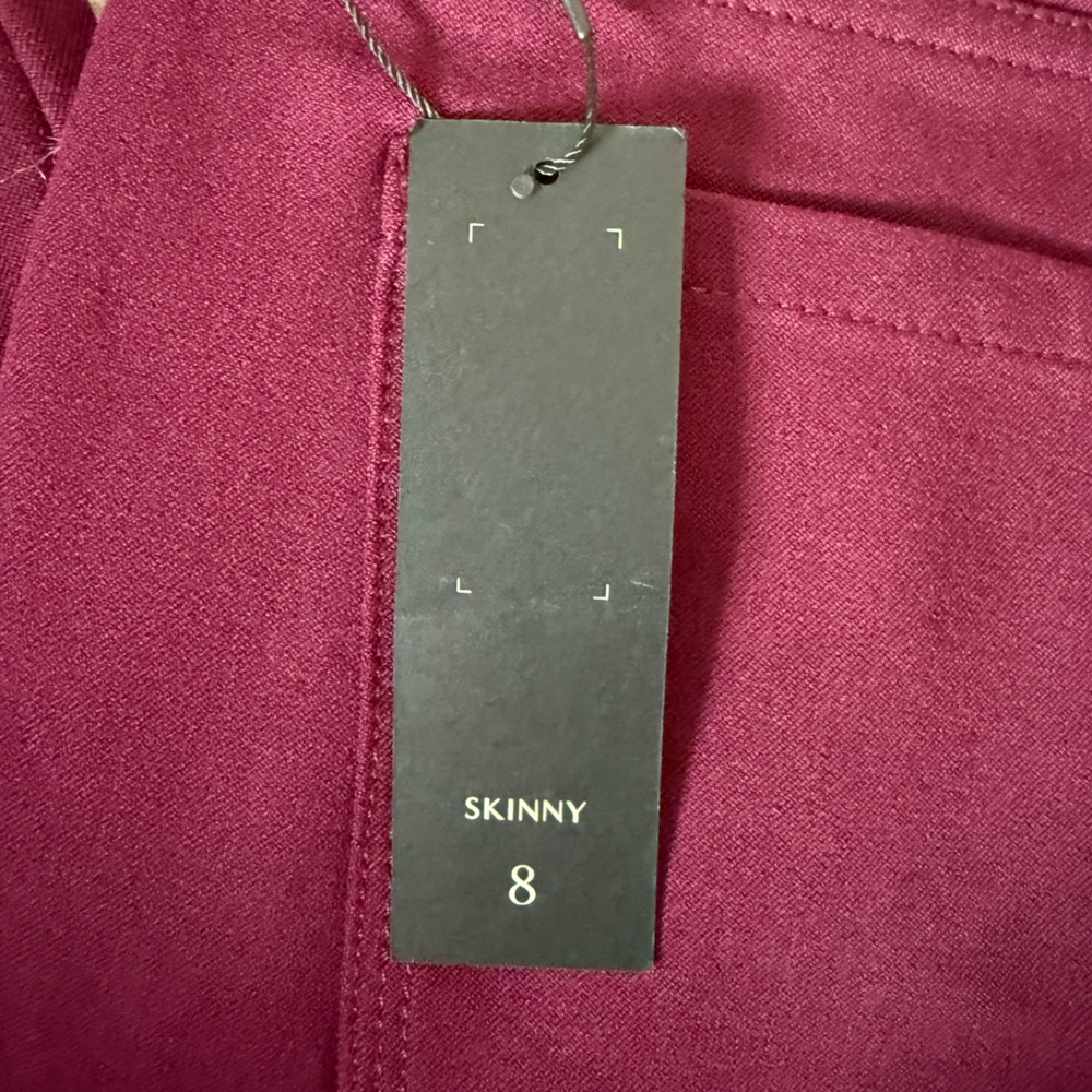 Banana Republic Sloan Skinny Fit Zipped Pant size 8 - NWT - Picture 3 of 5